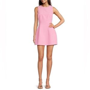 Gianni Bini Emma Crepe Structured Sleeveless A-Line Mini Dress Size 0